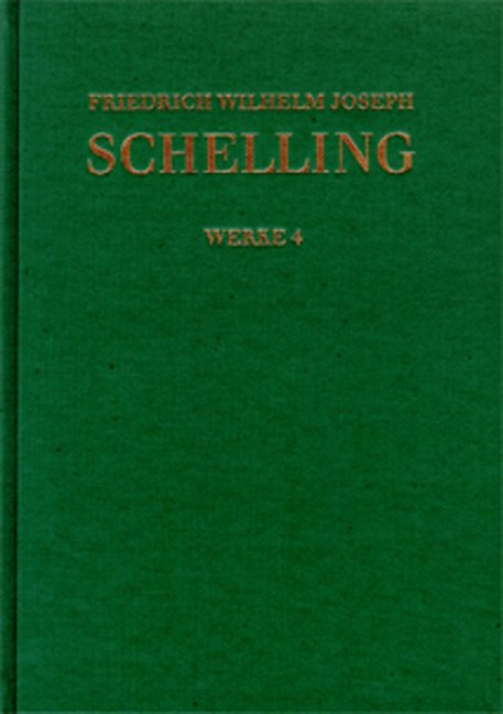 Friedrich Wilhelm Joseph Schelling. Wissenschaftliche